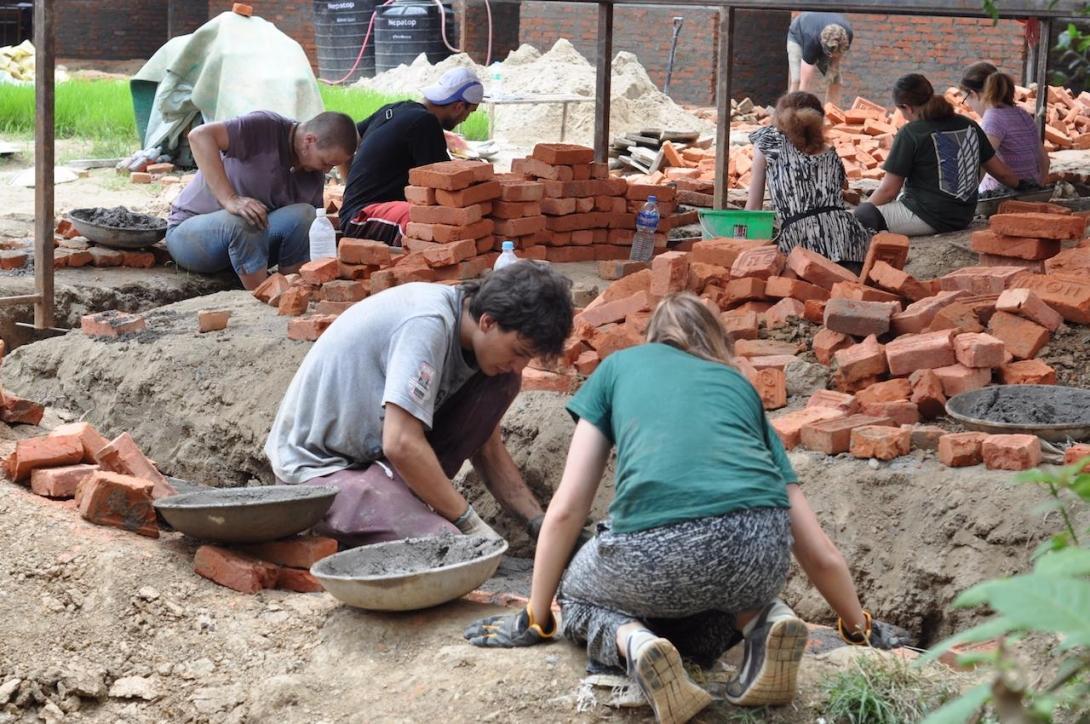 Uganda volunteering trip.